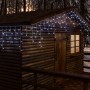 CATENA LINEARE DISCENDENTE A LED  ICE LIGHT  255 led l.calda - cm 1088 x h.60