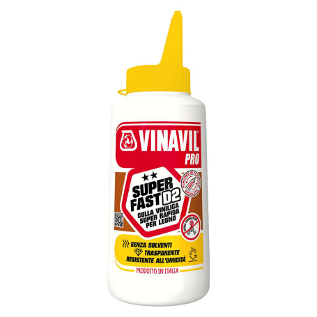 COLLA VINILICA  VINAVIL PRO SUPER FAST D2  gr. 750