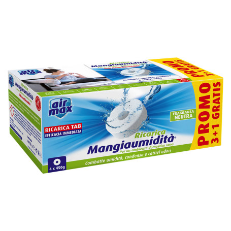 RICARICA ASSORBIUMIDITA   AIR MAX  4 x 450 gr. - lavanda