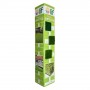 TOTEM PRATO SINTETICO  LIF  cm. 39 + 39 + 39 x h.185