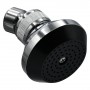 SOFFIONE LINEA  BLACK  ABS cromato