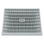 COPERCHIO A GRIGLIA PER POZZETTO MONOLITICO cm 20 x 20