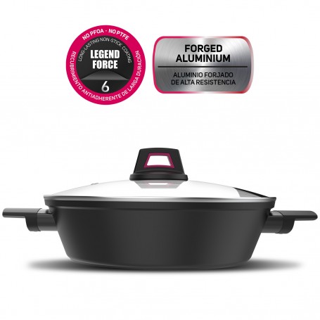 CASSERUOLA C\COPERCHIO 4028L DIAM. 28 CM