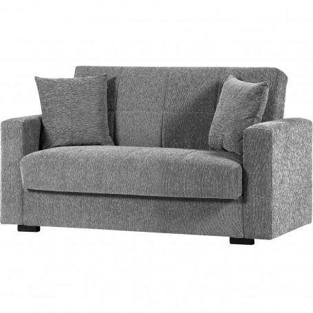 DIVANO 2P C\CASSETTONE NORA YOUNG LIGHT GRAY 108