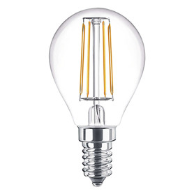 LAMPADA LED A FILAMENTO  SFERA  CALDA 2700K  4W uguale a 35W E27 - 470 lm