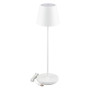 LAMPADA DA TAVOLO TOUCH RICARICABILE  SLIM  2 W - corpo colore bianco