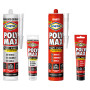 ADESIVO SIGILLANTE UNIVERSALE  POLY MAX  HTE gr. 440 - bianco