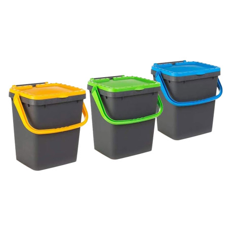 PATTUMIERA PER RACCOLTA DIFFERENZIATA  ECOPLUS  10 lt.- cm 24 x 25