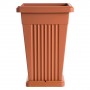 VASO  PIRAMIDE  cm 40 x 40 x h 59 Lt. 50 bianco