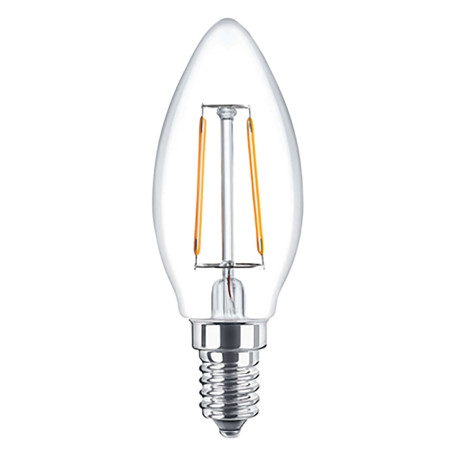LAMPADA LED A FILAMENTO  OLIVA   CALDA 2700K  4W uguale a 35W E14 - 470 lm