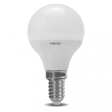 LAMPADA A LED  SFERA  FREDD.6500K  8  W uguale a 60W E14 - 806 lm