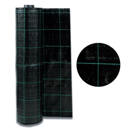 TELO PER PACCIAMATURA H. cm 105 x  10 mt - nero