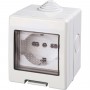POLYPOOL CASSETTA ESTERNA IP55  CON PRESA BIPASSO SCHUKO