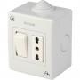 POLYPOOL CASSETTA ESTERNA IP40 CON PULSANTE+PRESA BIPASSO