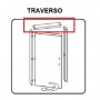 ZZ-TRAVERSO BATTENTE X PORTA MOD.MICROTEC FRASSINO BIANCO CM.210X90