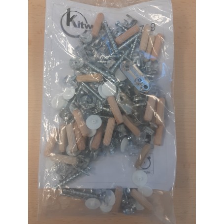 ZZ-ACCESSORI MONTAGGIO X KIT ARMADIO 3A+2C SPECCH.120X200X52 BIAN\VEN.K083