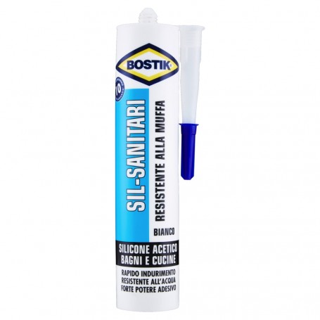 BOSTIK SILICONE SANITARI BIANCO 280 ML.