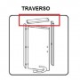 ZZ-TRAVERSO BATTENTE X PORTA MOD.MICROTEC ROVERE SBIANC. CM.210X70
