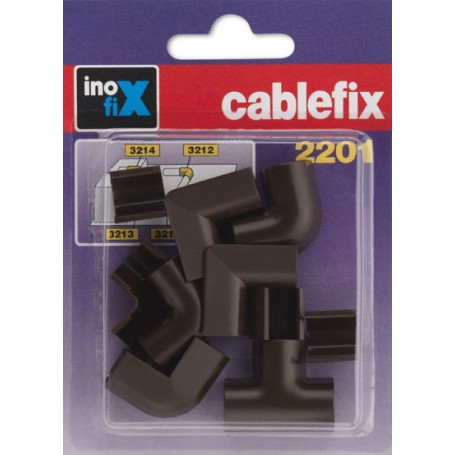 GIUNTI X CANALINA INOFIX (CF.10PZ) MARRONE
