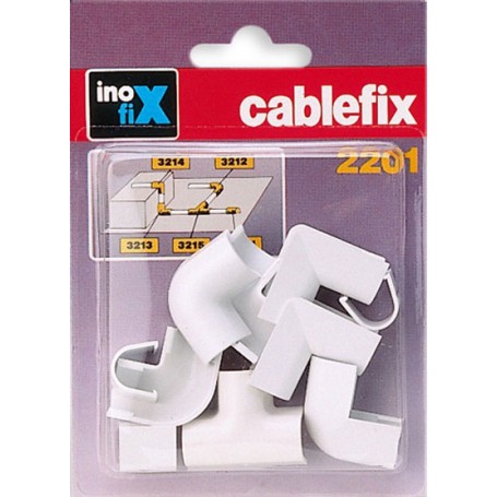 GIUNTI X CANALINA INOFIX (CF.10PZ) BIANCO