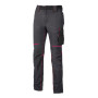 PANTALONE DA LAVORO  WORLD LADY  L - colore grey fucsia