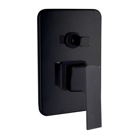 SERIE ELEGANT MISCELATORE INCASSO DOCCIA C\DEVIAT. NERO