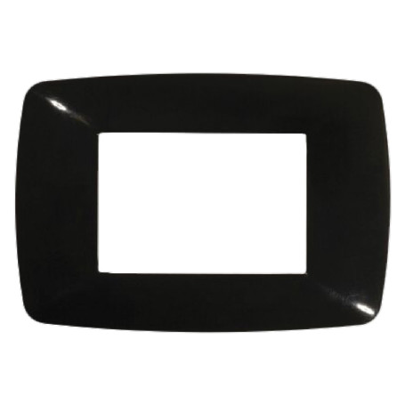 PLACCA COLORE NERO  BRIO  3 posti - 3203/N