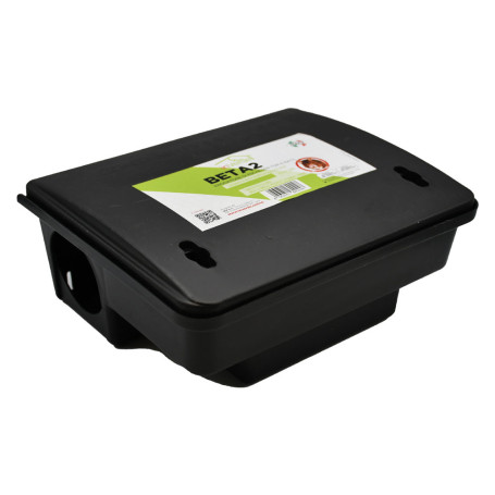STAZIONE DI SICUREZZA PER ESCHE RODENTICIDE  BETA 2  cm. 19 x 23