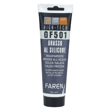 GRASSO AL SILICONE  GF 501  ml 125 - in tubetto