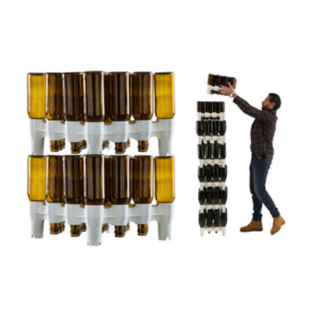 SCOLABOTTIGLIE A 2 MODULI 32 BOTTIGLIE