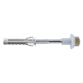 TASSELLO FISSAGGIO WC E BIDET A PAVIMENTO  WB 2 INOX   diametro  8 x 55 - vite 7/32 x 80 mm