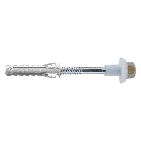 TASSELLO FISSAGGIO WC E BIDET A PAVIMENTO  WB 2 INOX   diametro  8 x 55 - vite 7/32 x 80 mm