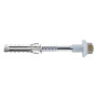 TASSELLO FISSAGGIO WC E BIDET A PAVIMENTO  WB 2 INOX   diametro  8 x 55 - vite 7/32 x 80 mm
