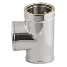 RACCORDO DOPPIA PARETE A  T  90  diametro  cm  10/15