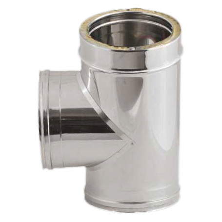 RACCORDO DOPPIA PARETE A  T  90  diametro  cm  20/25