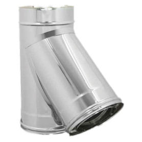 RACCORDO DOPPIA PARETE A  Y  135  diametro  cm 20/25