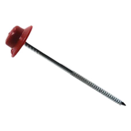 CHIODO PER FISSAGGIO LASTRA BITUMATA  ONDULINE  lunghezza 60 mm - colore rosso