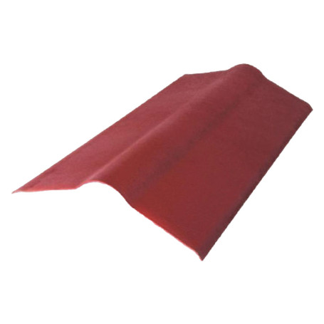 COLMO PER LASTRA  ONDULINE  cm 100 x 50 - colore rosso