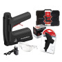 FISSATRICE INCHIODATRICE A BATTERIA  ROCAMATICA  + PISTOLA  MINIGRIP 7H  set 2 pezzi (pistola omaggio)