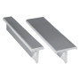 PROFILO A  T  mm 20 x 10 x 2 - mt 2