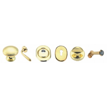 PORTA BLINDATA-KIT ACCESSORI ORO SX