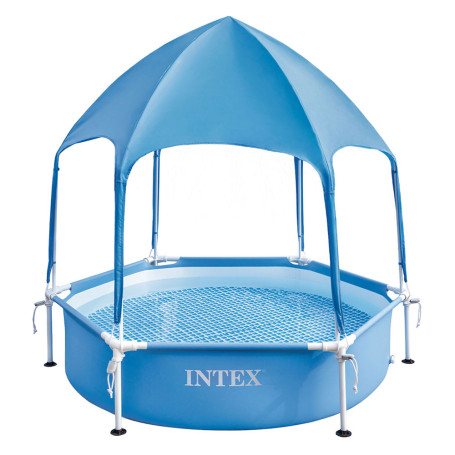 PISCINA CON TELAIO  CANOPY METAL FRAME  cm 183 x 38 - capac. 700 lt.