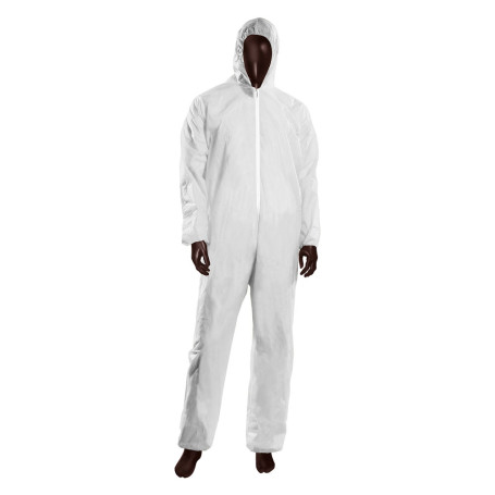 TUTA DI PROTEZIONE IN PLP  40 GRAMMI  XL - azzurra