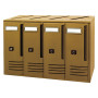 CASSETTA POSTALE SERIE  CUBO  C4 - cm 42 x 17