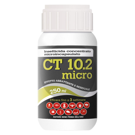 INSETTICIDA LIQUIDO CONCENTRATO MICROINCAPSULATO  CT 10.2 MICRO  ml 250