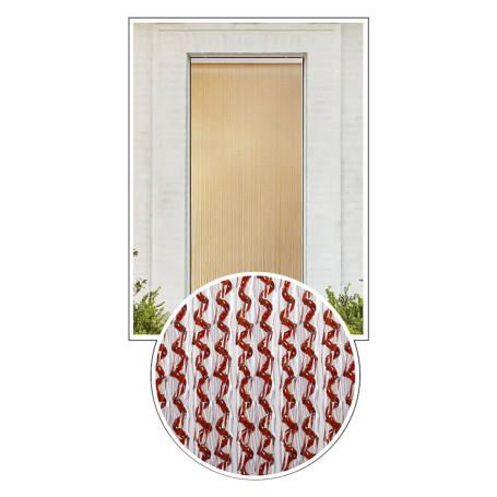 TENDA ELICOIDALE  COCO  cm. 140 x 240 - cristal/avana