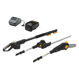 TAGLIASIEPI / POTATORE A BATTERIA  AM 20LI KIT  20V - 4 Ah Litio