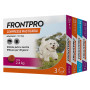 COMPRESSE ANTIPARASSITARIE MASTICABILI  FRONTPRO  cani da 25 a 50 kg / 3 compresse da 136 mg