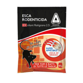 ESCA TOPICIDA IN GRANO RATIGRANO 2.5 140G ROSSO