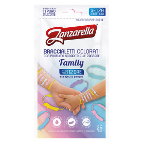 BRACCIALETTO ANTI ZANZARA  FAMILY  cf. 25 pezzi